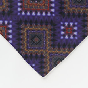 Purple Geometric Pattern Blanket
