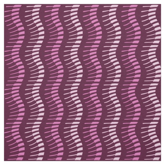 purple geometric pattern fabric (Swatch)