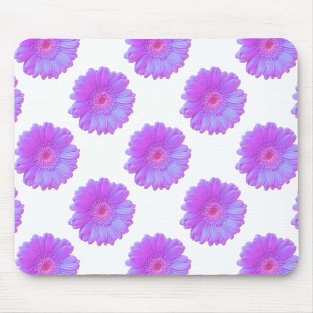 Purple gerbera daisy mouse pad (Front)