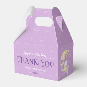 Purple Ghost Spooky One Halloween First Birthday Favour Box
