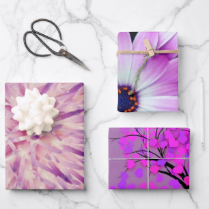 Purple Gift Wrapping Sheets