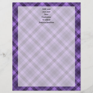Purple gingham pattern