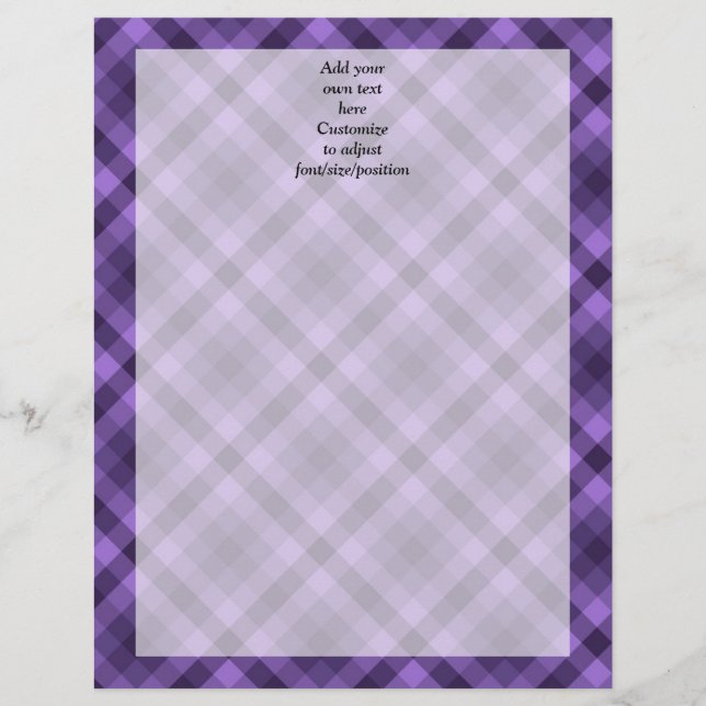 Purple gingham pattern (Front)