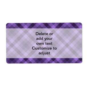 Purple gingham pattern