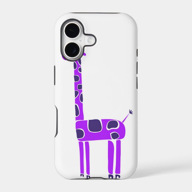 Purple Giraffe iPhone 5 case (Back)