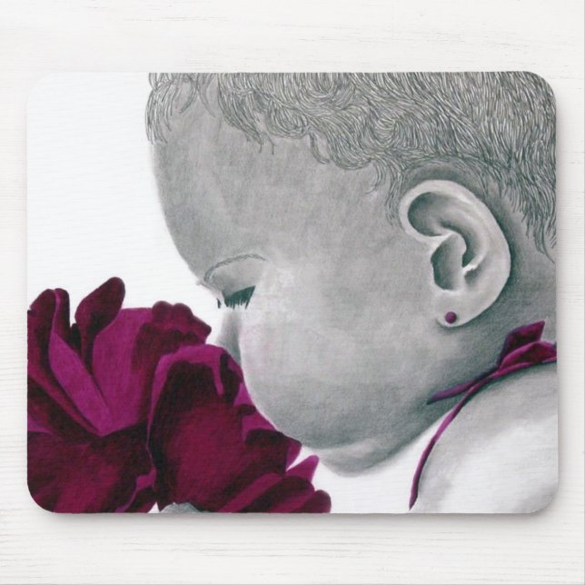 Purple_Girl_1 Mouse Pad (Front)