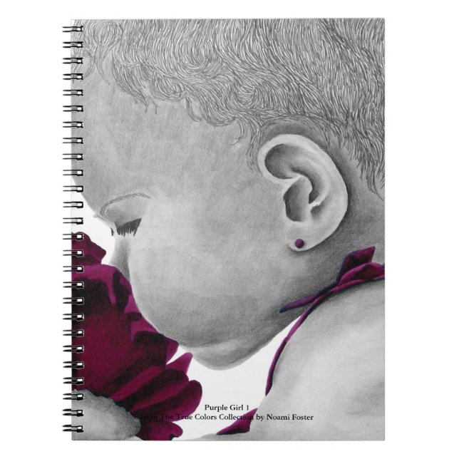 Purple Girl 1 Notebook (Front)