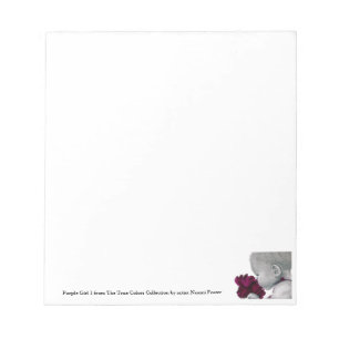 Purple Girl 1 Small Notepad