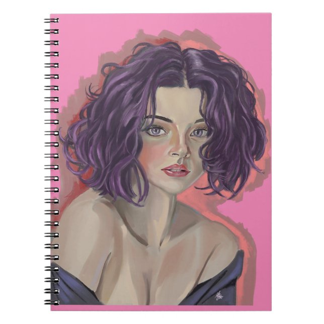 Purple girl notebook (Front)