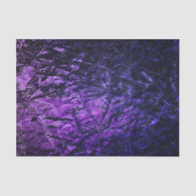 Purple Glam Abstract Pattern Birthday Party Tissue Paper (Front)