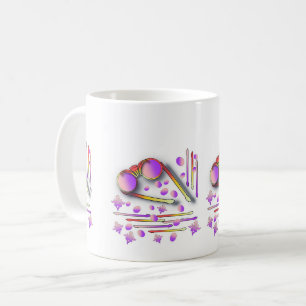 Purple Glasses Coffee Mug