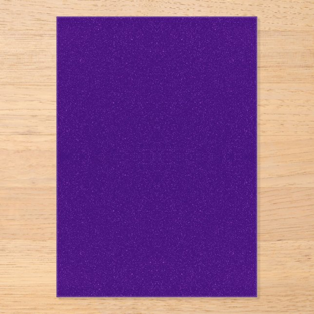 Purple Glitter Acrylic Invitation – Customisable (Front)