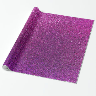 Purple Glitter Background Glittery Sparkle Wrapping Paper