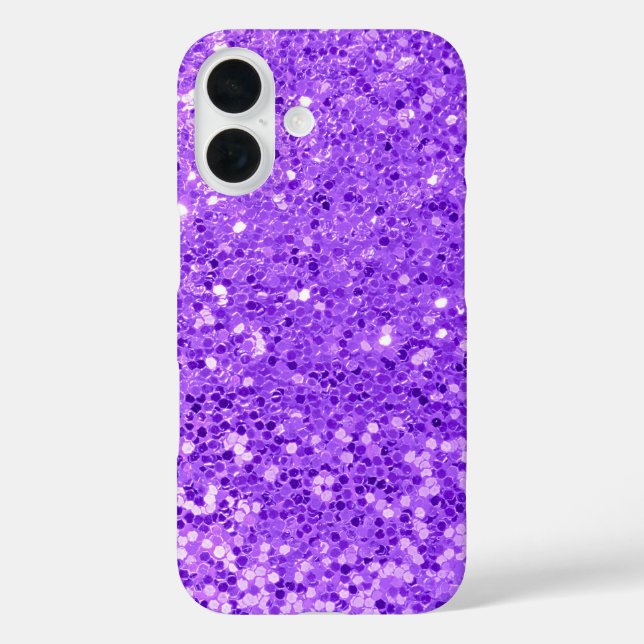 Purple Glitter Bling Case-Mate iPhone Case (Back)