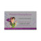 Purple Glitter Cartoon Maid House Cleaning Service