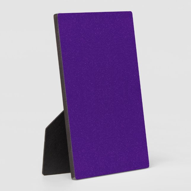 Purple Glitter Easel Plaque – Customisable (Side)