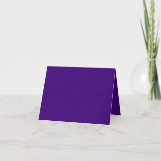 Purple Glitter Folded Thank You Card – Customise