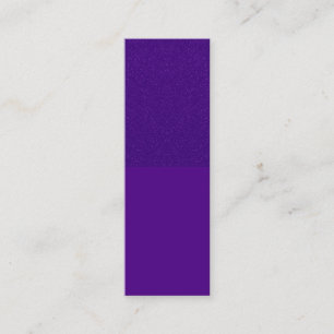 Purple Glitter Gradient Slim Business Card Custom