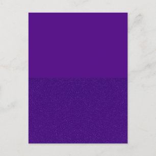 Purple Glitter Invitation Postcard – Customisable