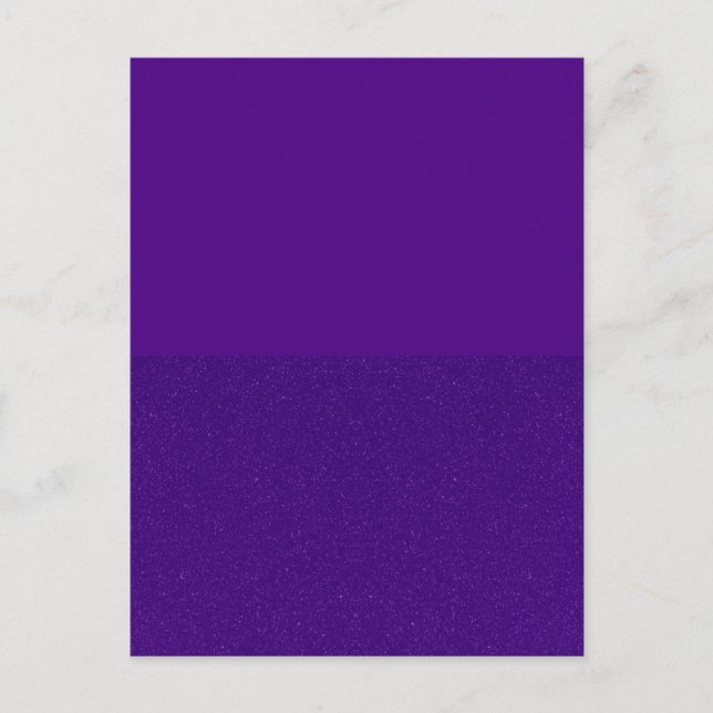 Purple Glitter Invitation Postcard – Customisable (Front)