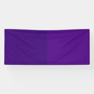 Purple Glitter Left Accent Banner – Customisable