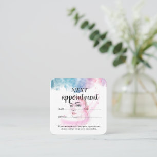 Purple Glitter Luxury Drip Salon Appointment Card