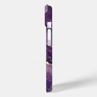 Purple Glitter Marble Phone Case