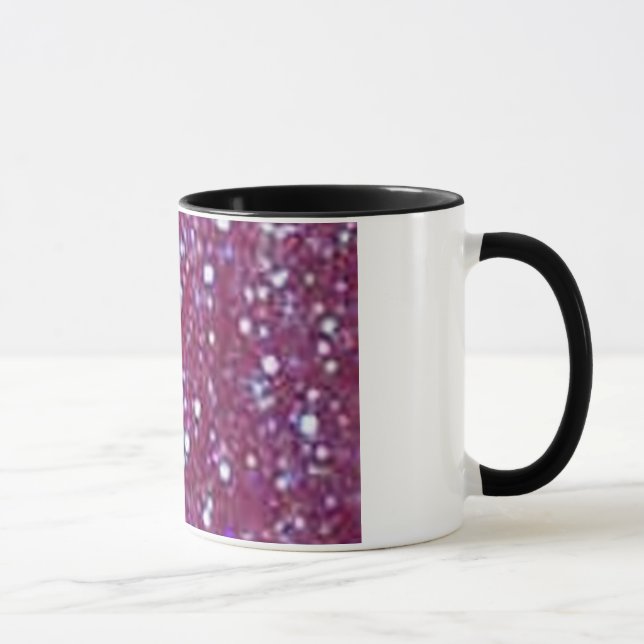 Purple Glitter Mug (Right)