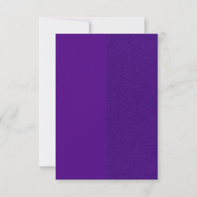 Purple Glitter Party Invitation – Customisable (Front)