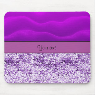 Purple Glitter & Sand Mouse Pad