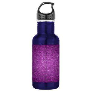 Purple Glitter Sequin Disco 32. oz. 532 Ml Water Bottle