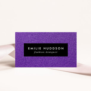 Purple Glitter, Sparkle, Glitter Background Business Card
