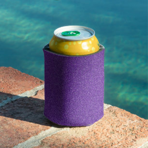 Purple Glitter, Sparkle, Glitter Background Can Cooler