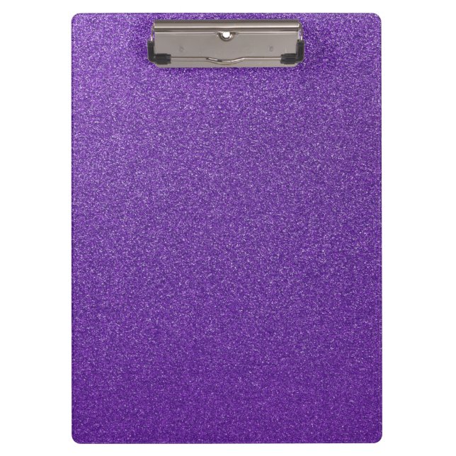 Purple Glitter, Sparkle, Glitter Background Clipboard (Front)