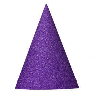 Purple Glitter, Sparkle, Glitter Background Party Hat