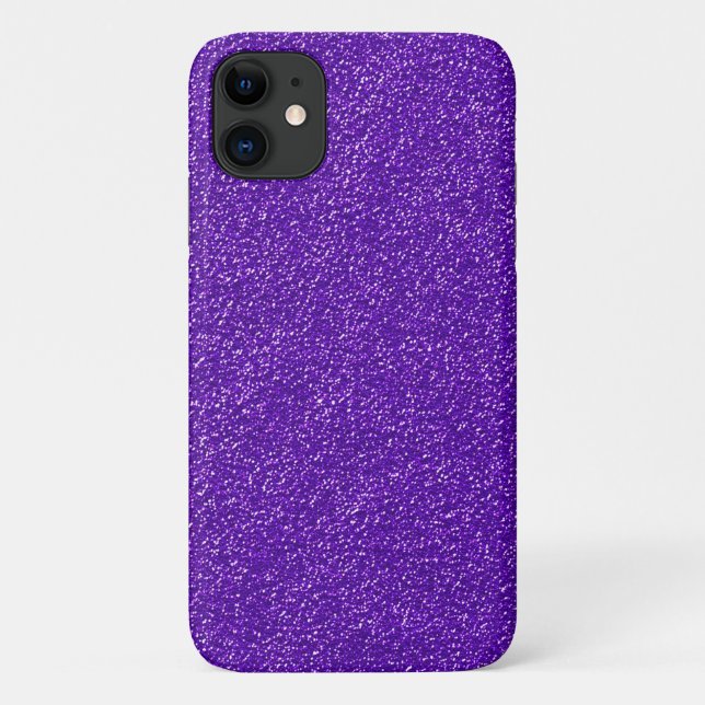 Purple Glitter, Sparkly, Glitter Background Case-Mate iPhone Case (Back)