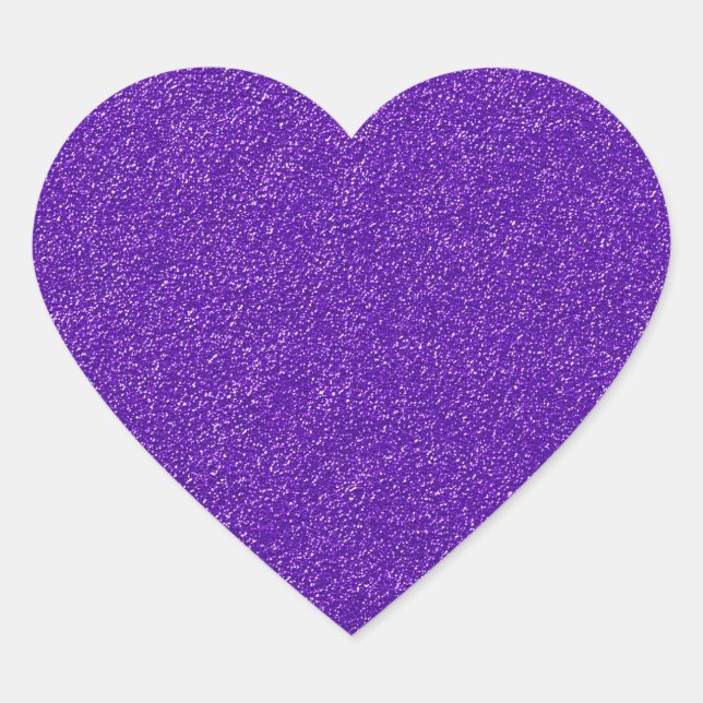Purple Glitter Sticker (Front)