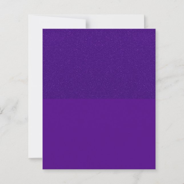 Purple Glitter Top Paper Sheet – Customisable (Front)
