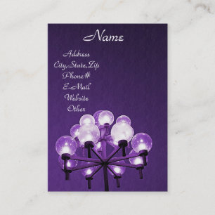 Purple Glow_ Business Card