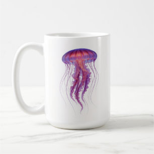 Purple Glow Jellyfish Coffee Mug