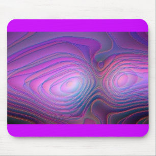 Purple Glow Mouse Pad