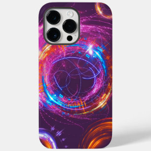 Purple Glowing Light Vibrant Galaxy Mobile Phone Case-Mate iPhone 14 Pro Max Case