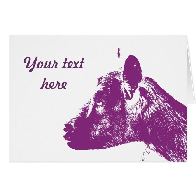 Purple Goat (Front Horizontal)