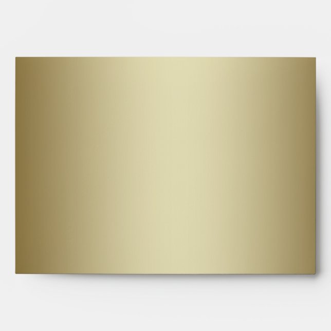 Purple Gold 50th Wedding Anniversary A7 Envelope (Front)