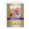 Purple Gold 50th Wedding Anniversary Invitation