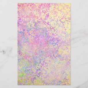 Purple gold and pink texture stationery