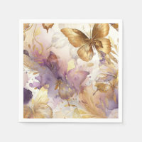 Purple & Gold Butterfly Dress Fantasy Sweet 16 