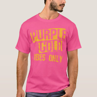Purple Gold Game Day Group For High School Footbal T-Shirt