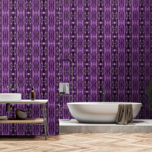 Purple Gold Glitter Black Wallpaper