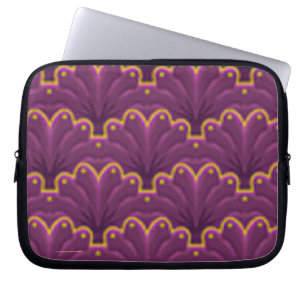Purple-Gold Laptop Sleeve